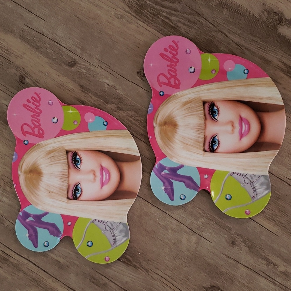 REDUCED Sale price Mattel Barbie set of 2 plates